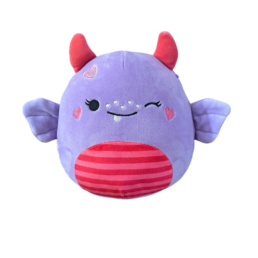Squishmallows Atwater The Purple Valentine Monster Plush Doll